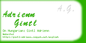 adrienn gintl business card